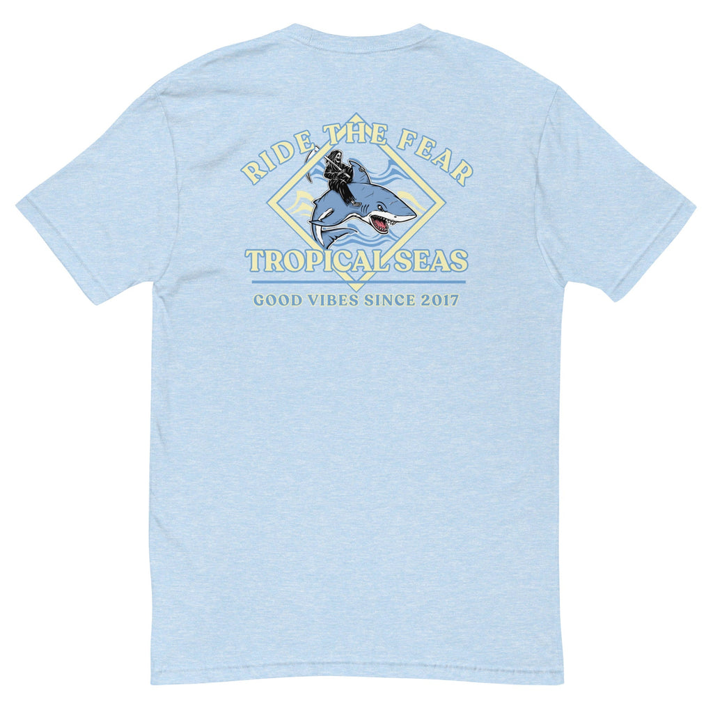 Men's Ride the Fear Shark T-shirt-0