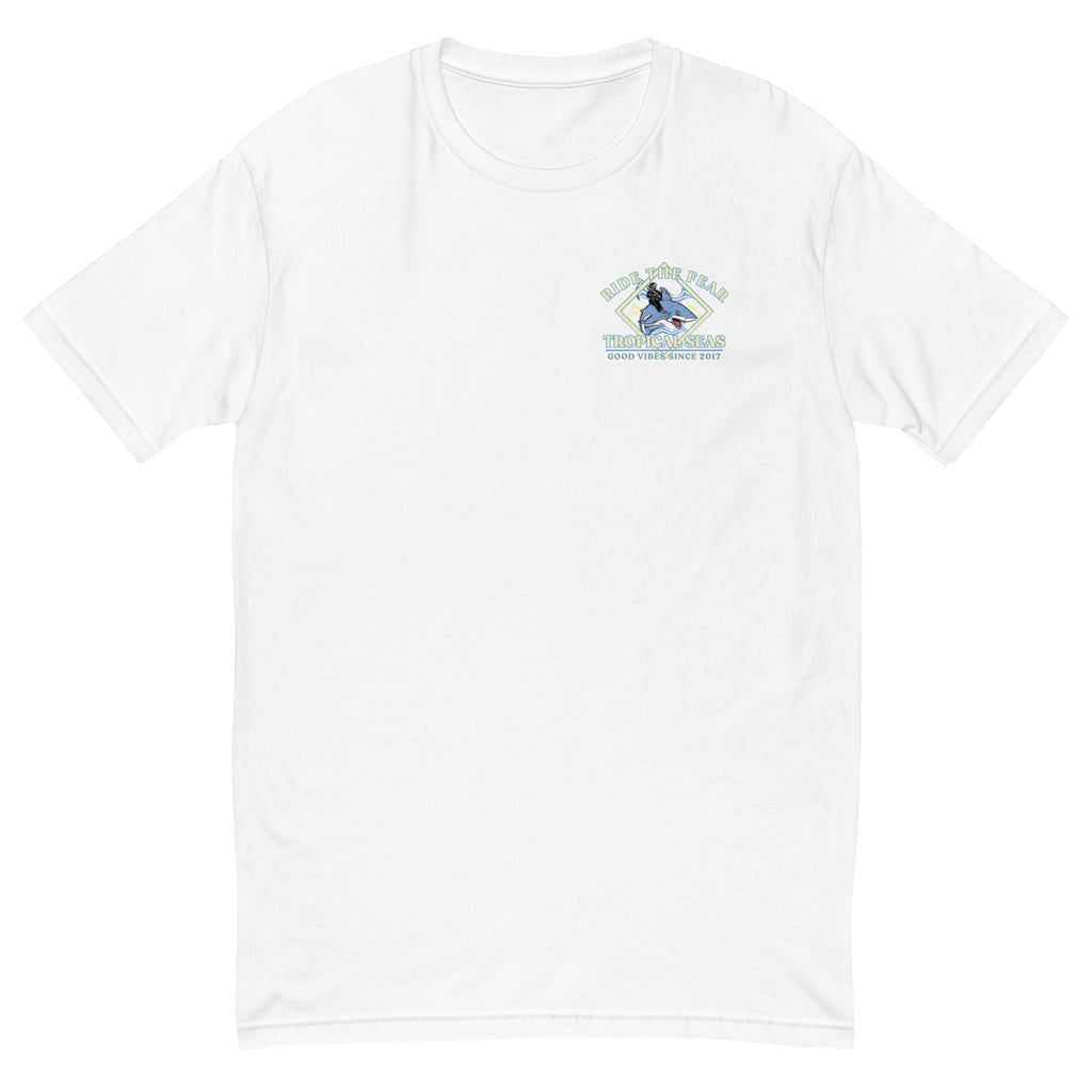 Men's Ride the Fear Shark T-shirt-4